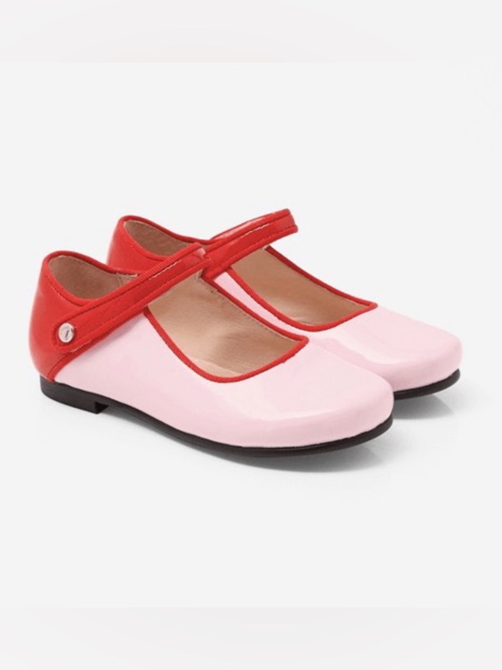 Jacadi Danelle Vernis Mary Jane Shoes, Pink/Red, 29 EU